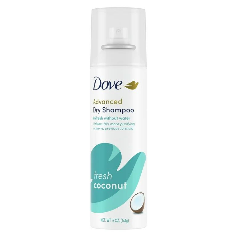 Dove Advanced Repairing Dry Shampoo, Fresh Coconut, 5 oz | Walmart (US)