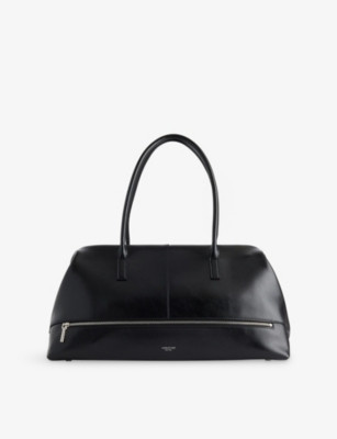 Verafied Womens Noir Club Leather Shoulder Bag | Selfridges