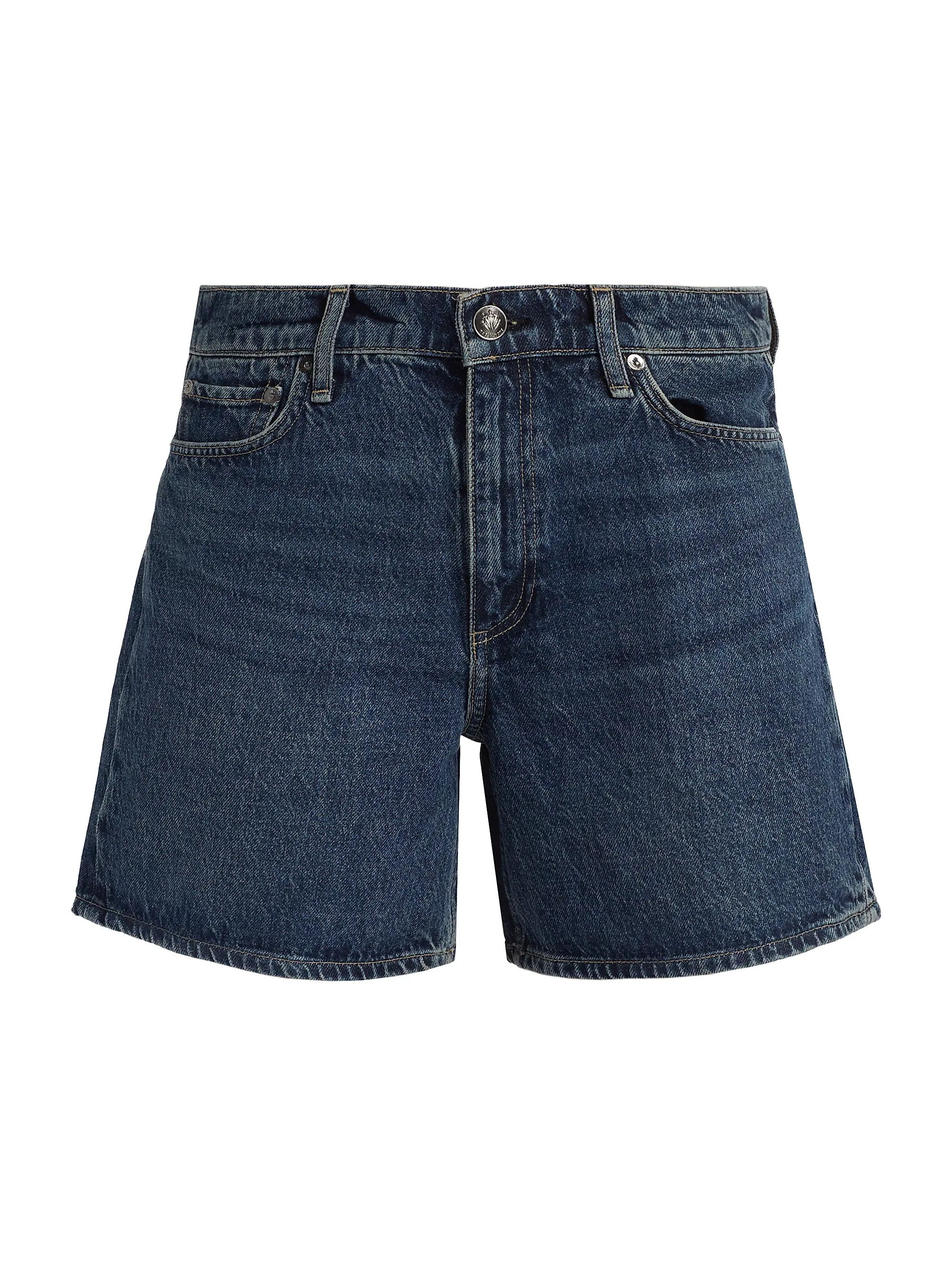 Kaia Mid-Rise Denim Shorts | Saks Fifth Avenue