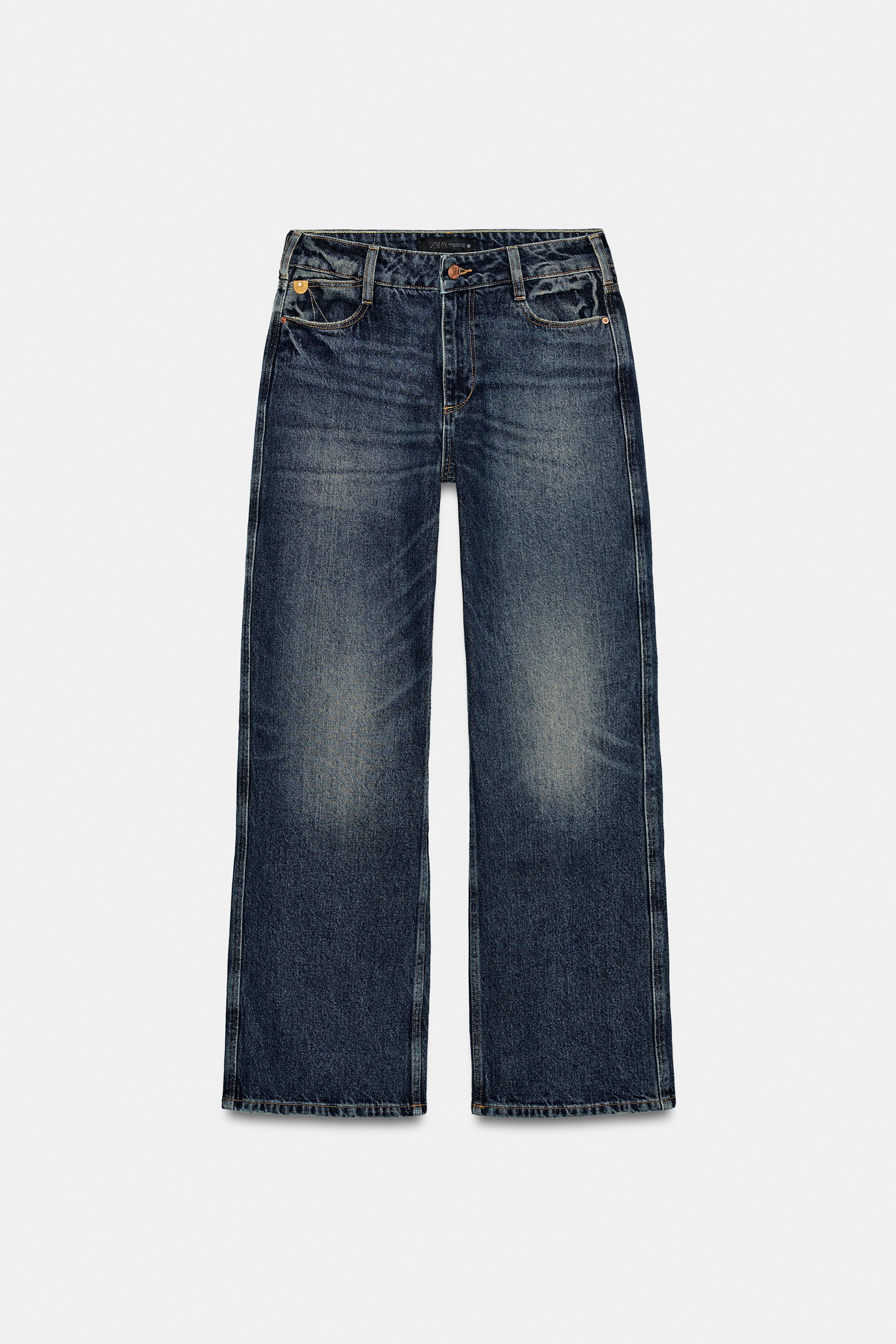 JEANS Z1975 STRAIGHT HALFHOGE TAILLE | Zara US