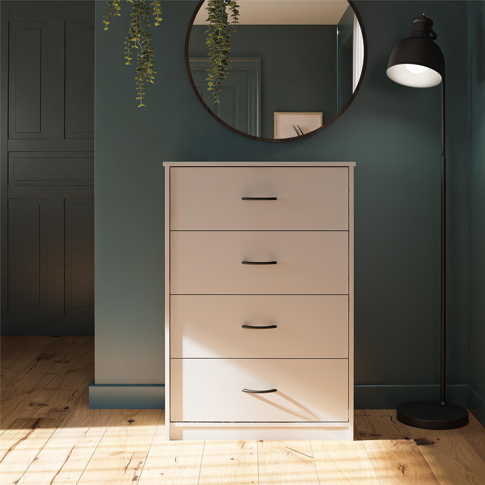 Mainstays Classic 4 Drawer Dresser, Dove Gray | Walmart (US)