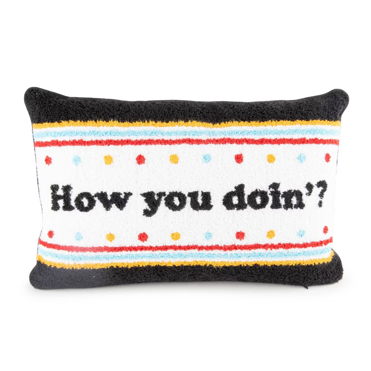 Friends 'How you Doin'?' Throw Pillow Black | Target
