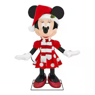 4 ft. Animated Holiday Minnie Mouse A6 | The Home Depot