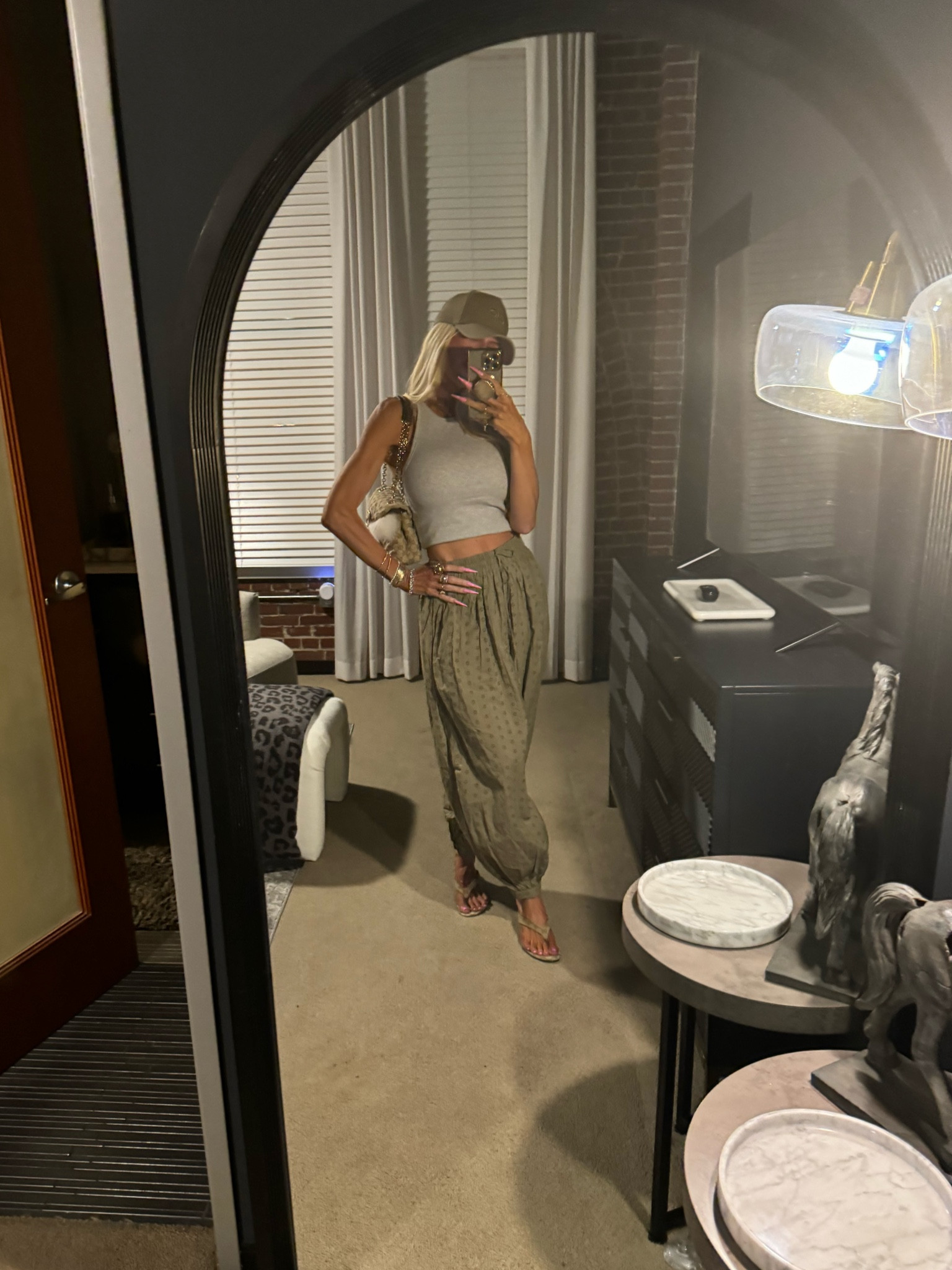 Wearing small in pants  