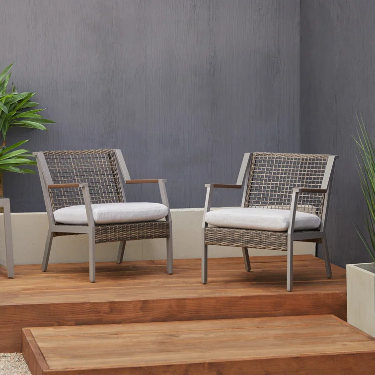 Calvin Patio Chair with Cushions | Wayfair North America