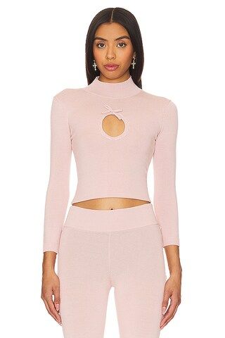 LOBA Callias Knit Top in Dusty Pink from Revolve.com | Revolve Clothing (Global)