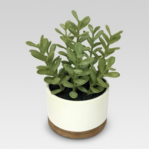 Artificial Plant in White Pot Medium - Threshold™ | Target