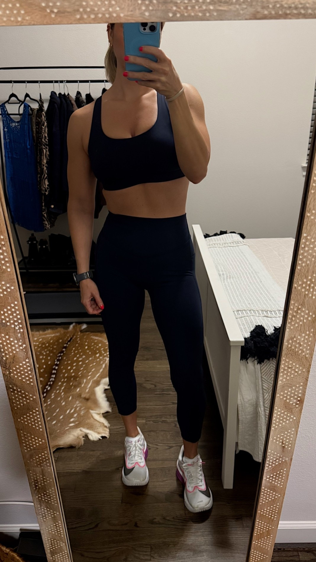 Favorite Amazon workout leggings! Wearing M in leggings and S in sports bra - leggings have a matching bra that I also linked!

#LTKfitnessgoals #LTKActive #LTKSaleAlert