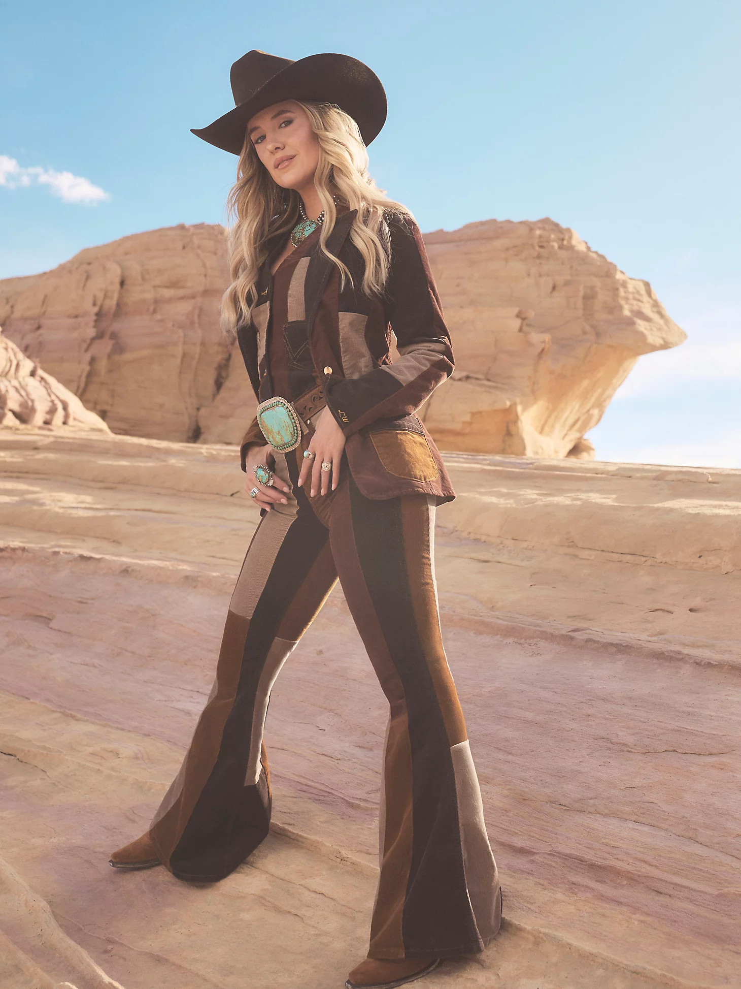 Wrangler x Lainey Wilson Patchwork Bell Bottoms | Wrangler