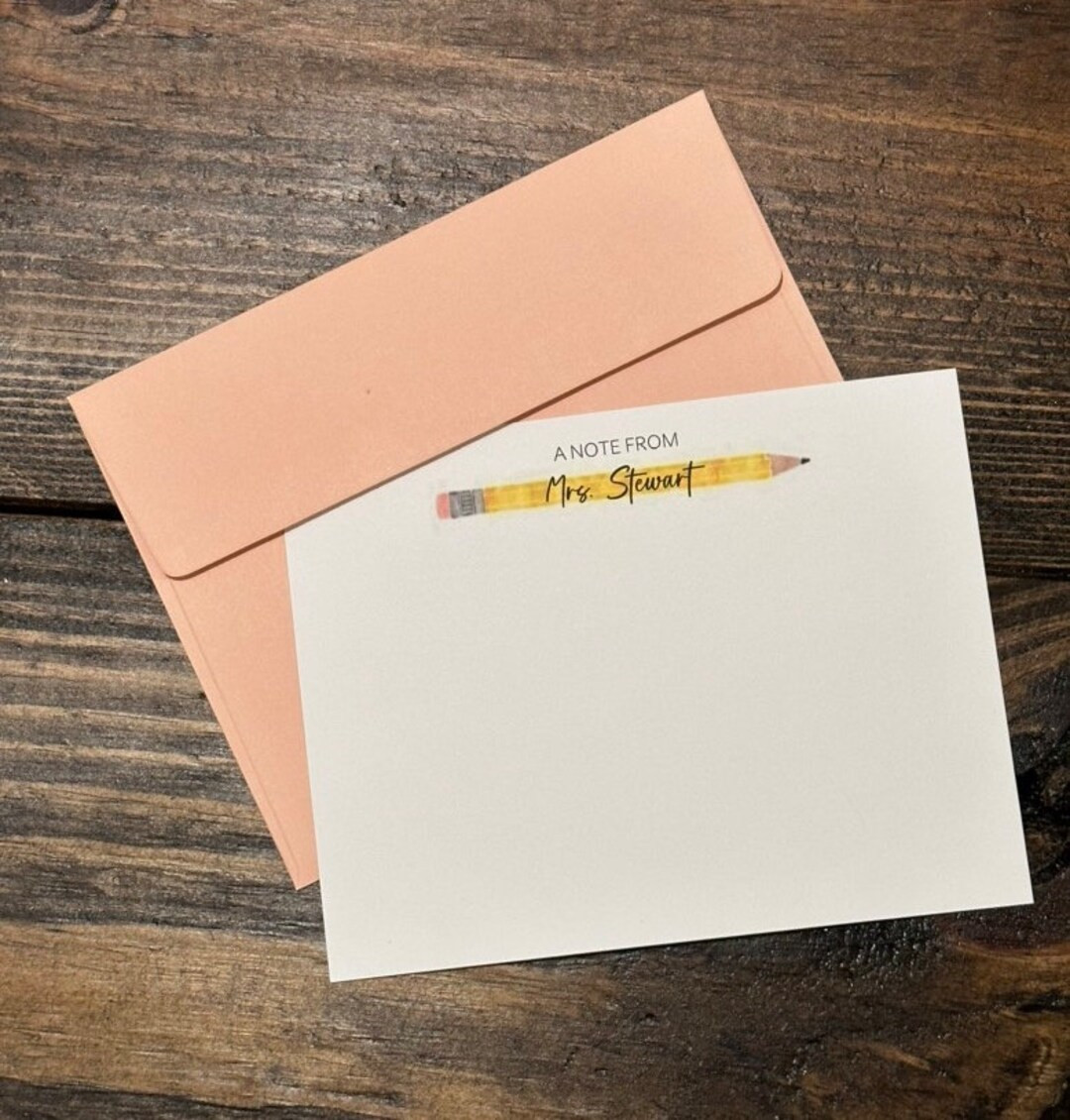 Teacher Thank You Note Set Teacher Appreciation Teacher - Etsy | Etsy (US)