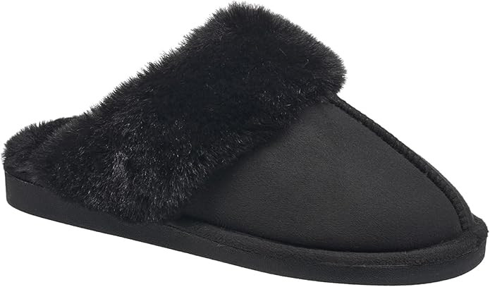 Nine West Scuff Slippers For Women, Extra Soft & Comfortable Winter House Shoes | Amazon (US)