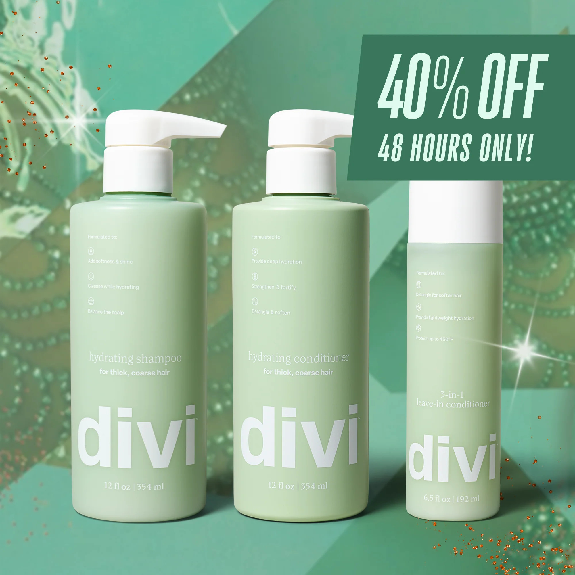 Smooth & Fearless Bundle | Hydrate, Repair & Detangle | Divi Official LLC