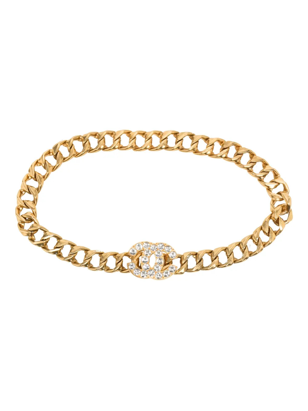 1995 CC rhinestone-embellished chain belt | Farfetch Global