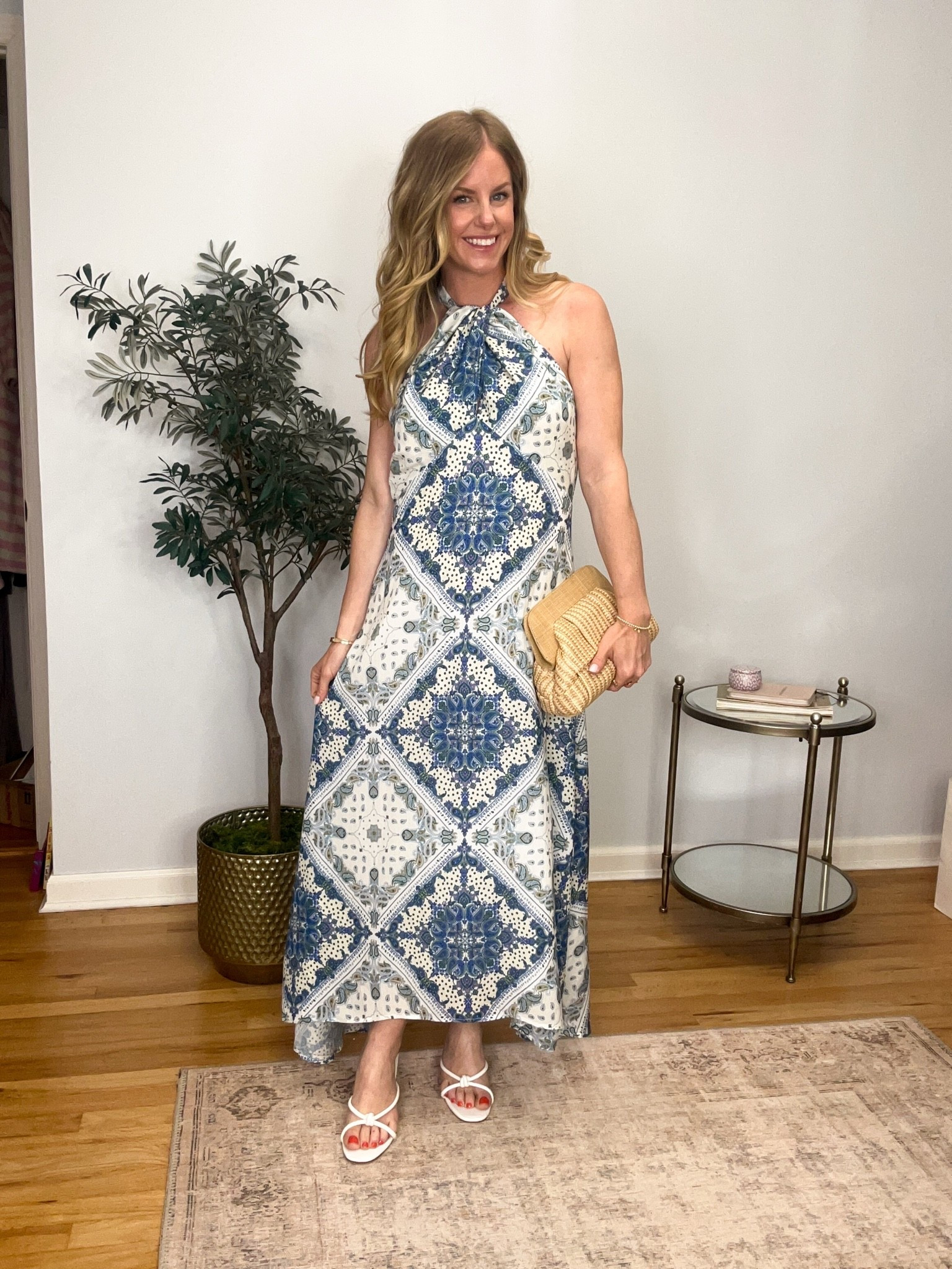 This dress is perfect for summer events and summer weddings. High low hem makes it easy to dress up! Wearing size M

#LTKWedding #LTKSeasonal #LTKTravel