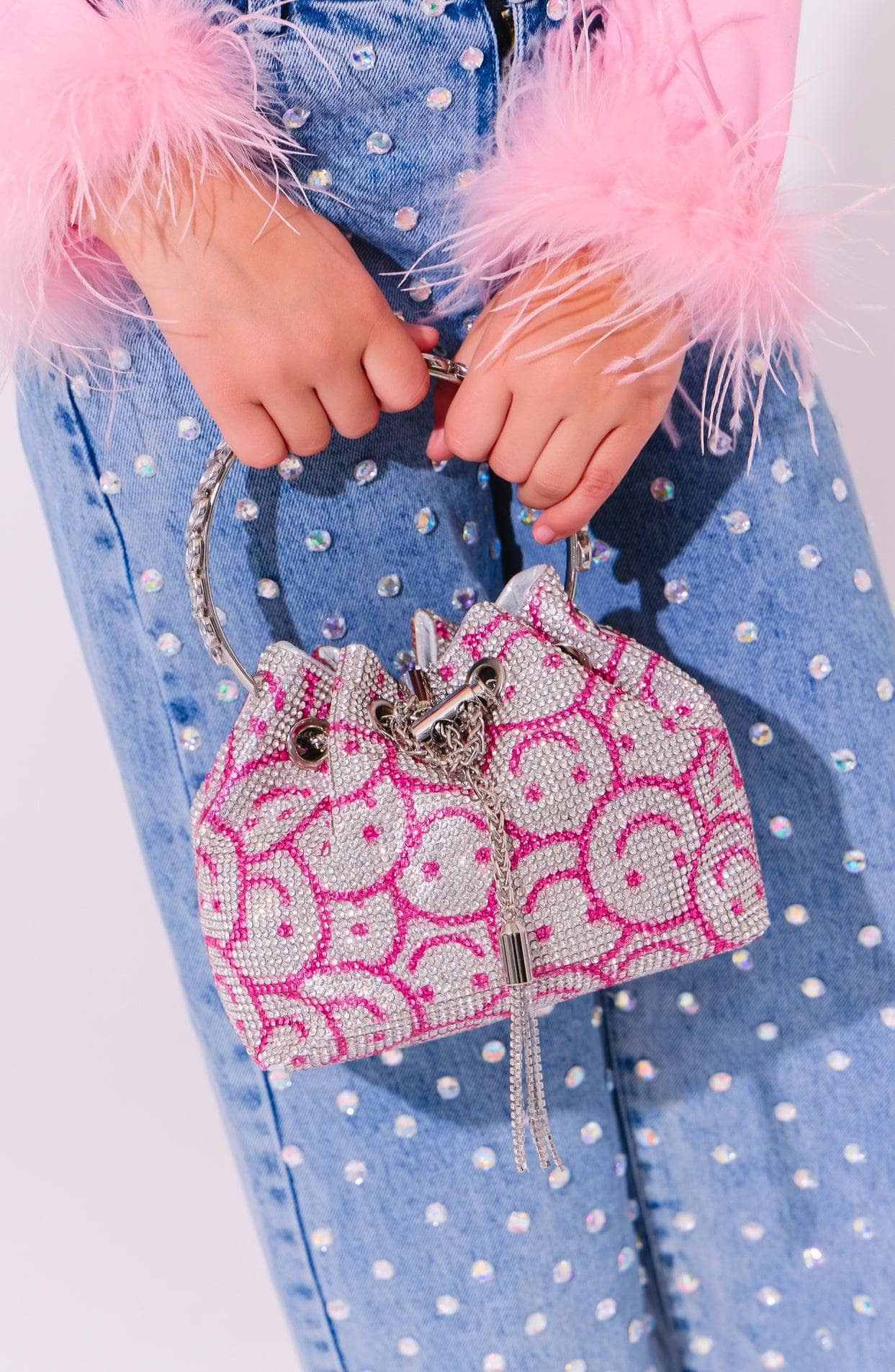 Rhinestone Bucket Handbag | Lola + The Boys