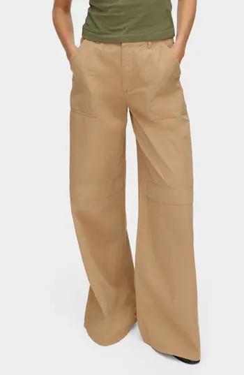 ALIGNE Aster Organic Cotton Pants in Camel at Nordstrom Rack, Size 4 | Nordstrom Rack