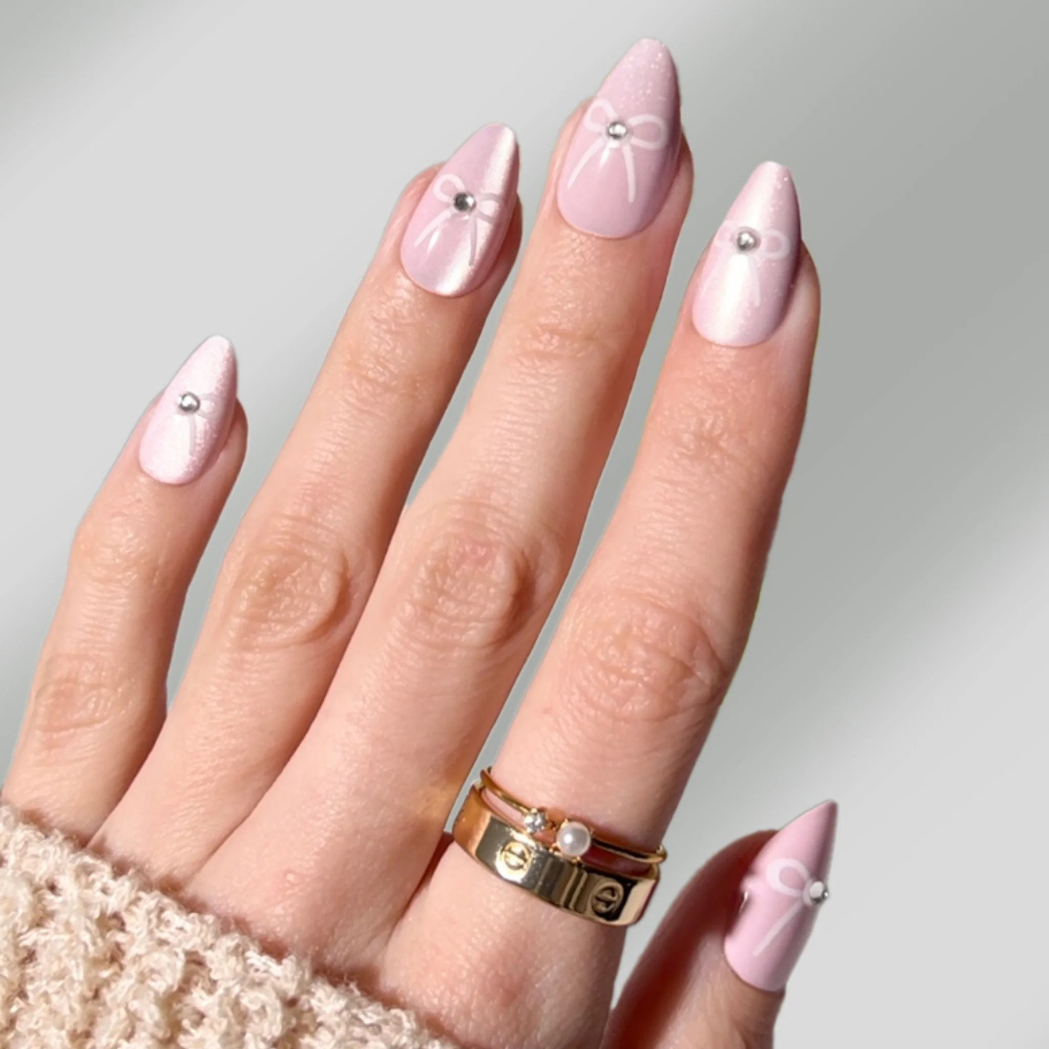 Pink Coquette Press-on Nails | PaintLab