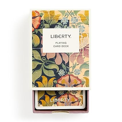 Galison Liberty - Beautiful Floral Print Art Illustrated Playing Card Set | Amazon (US)