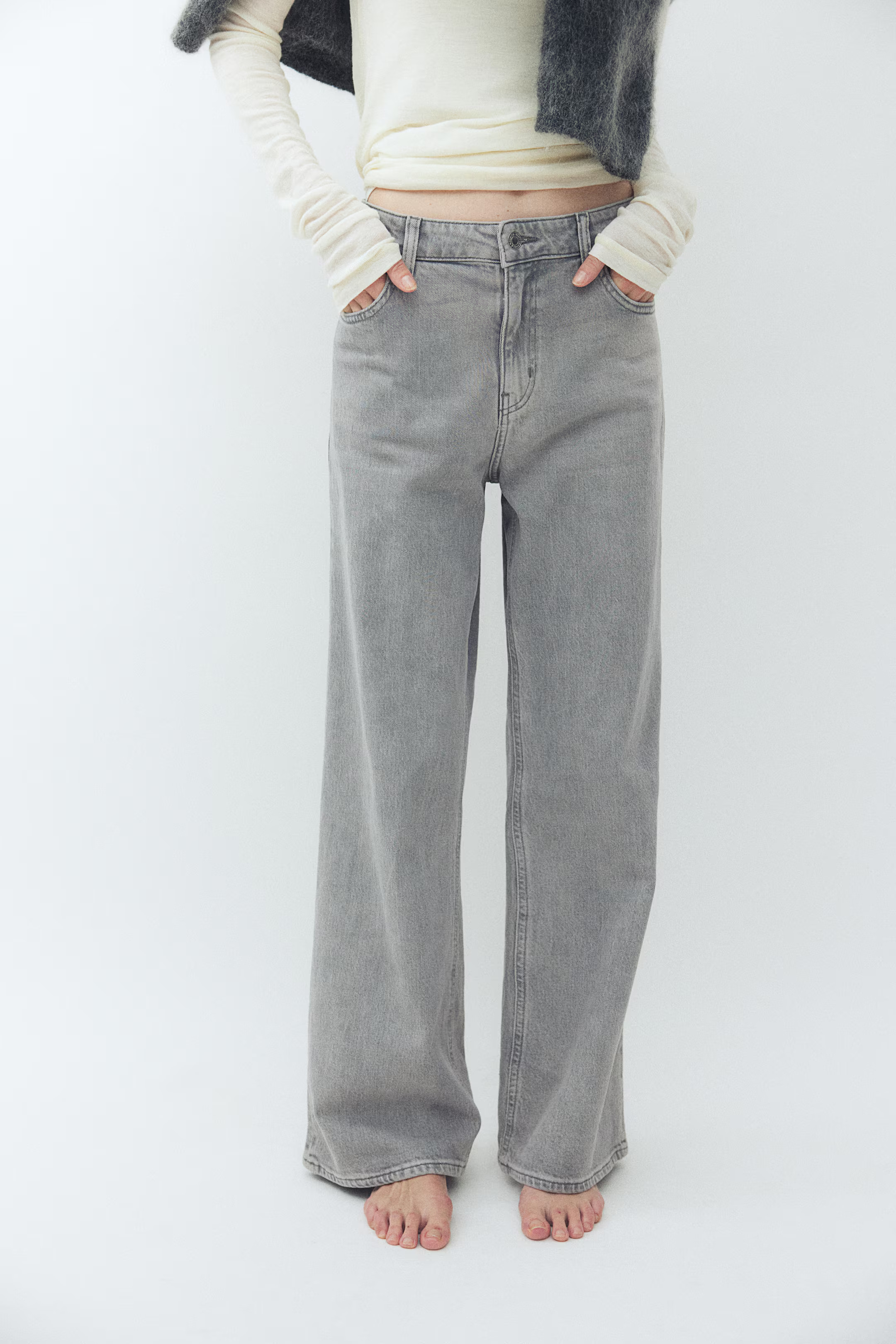 Wide High Jeans | H&M (AU)