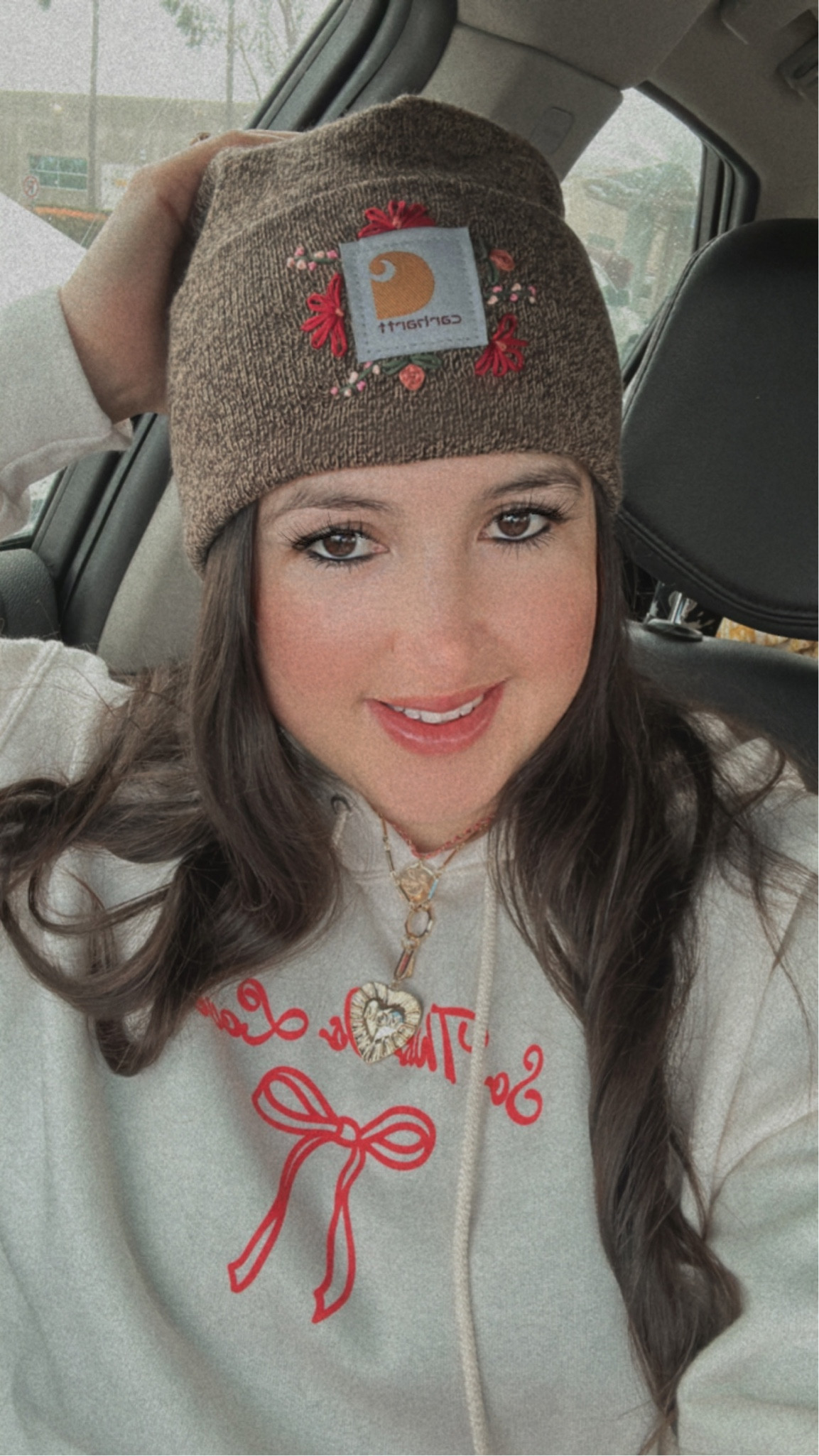 Embroidered beanie 

#LTKGiftGuide #LTKworkwear #LTKSeasonal