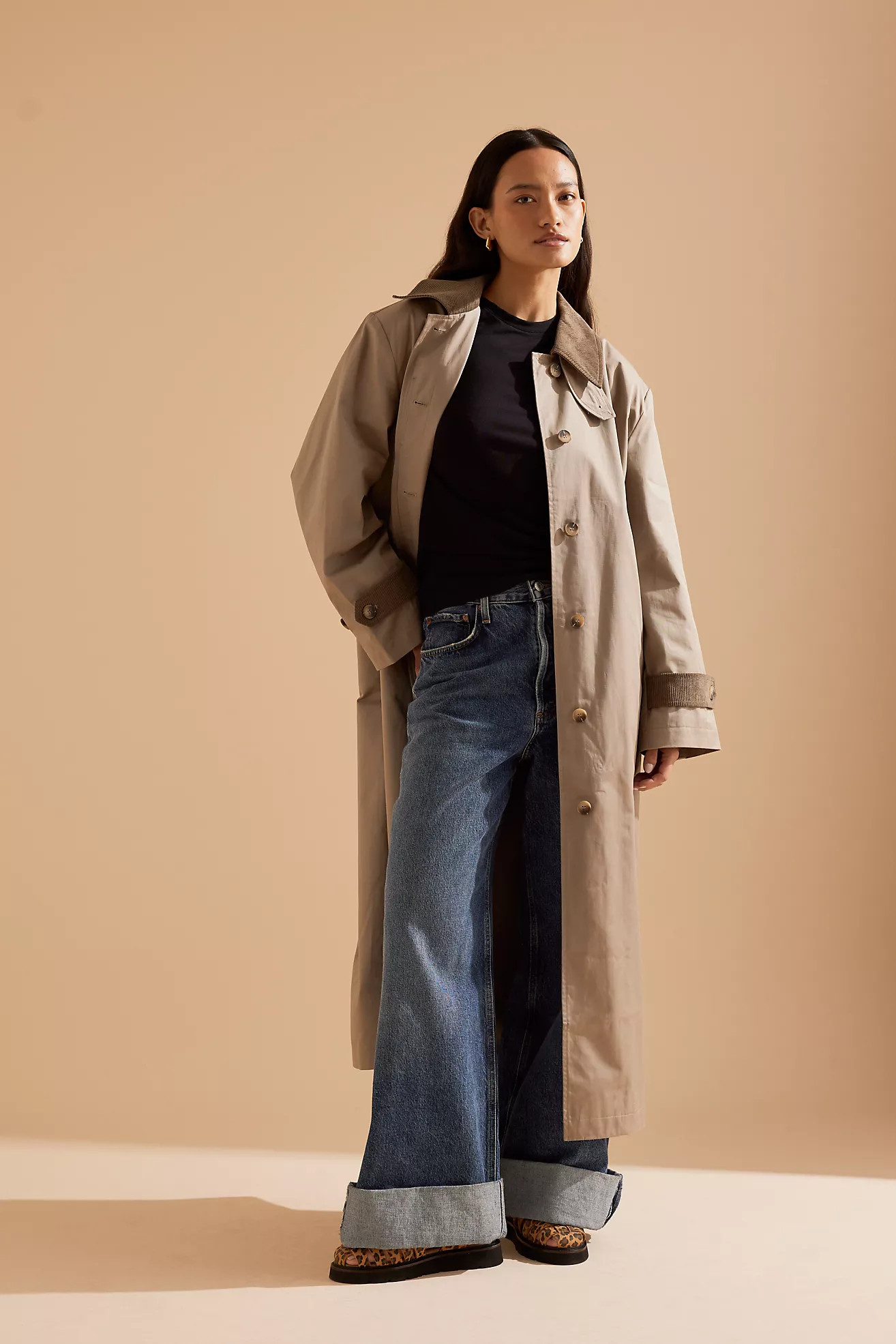 Selected Femme Asya Oversized Trench Coat | Anthropologie (UK)