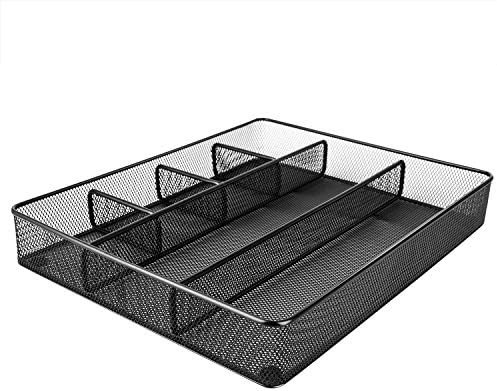 Amazon Basics Mesh Drawer Organizer, Black | Amazon (US)