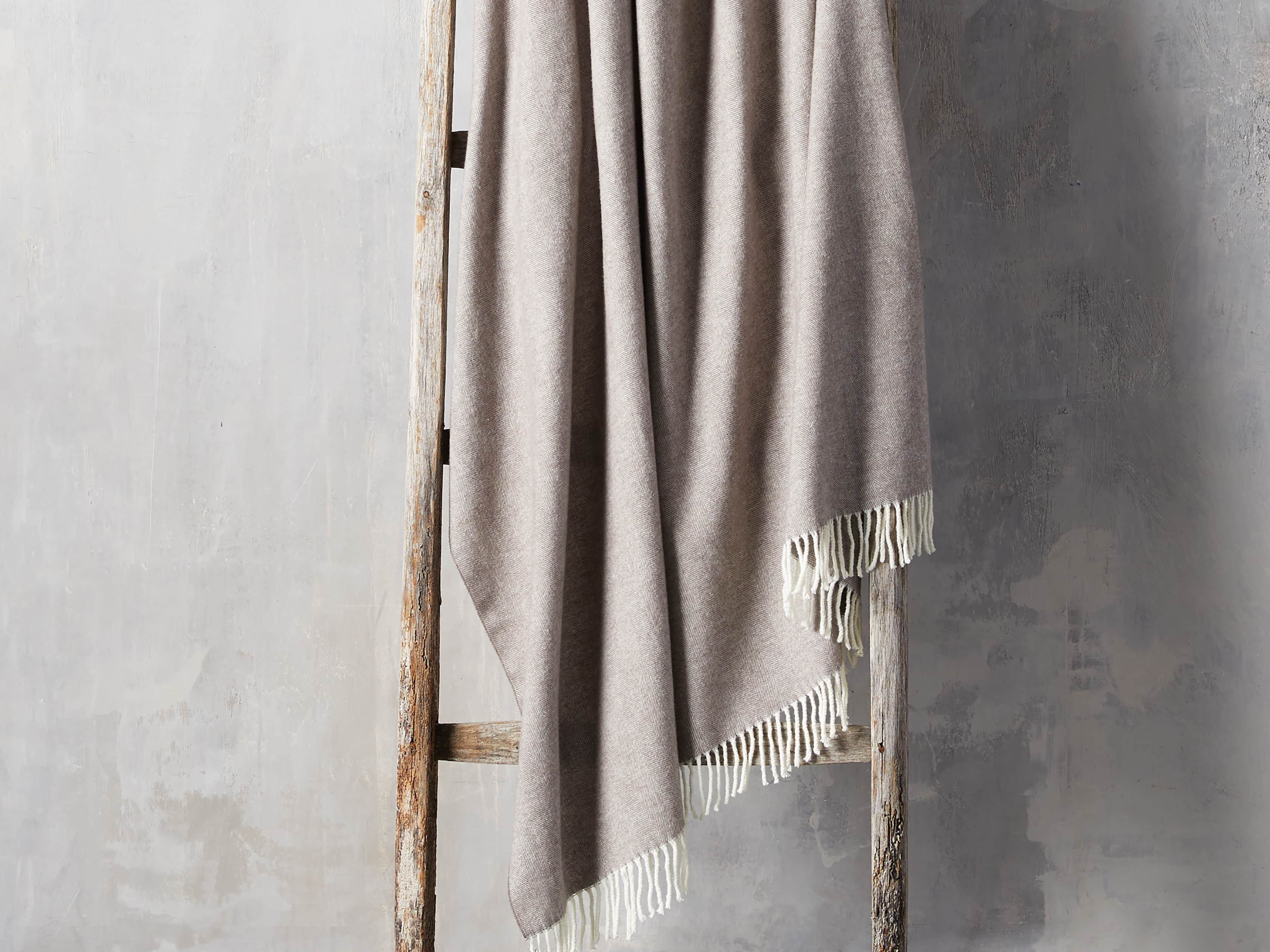 Italian Herringbone Throw | Arhaus