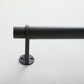 Simple Curtain Rod - Dark Bronze | West Elm CA