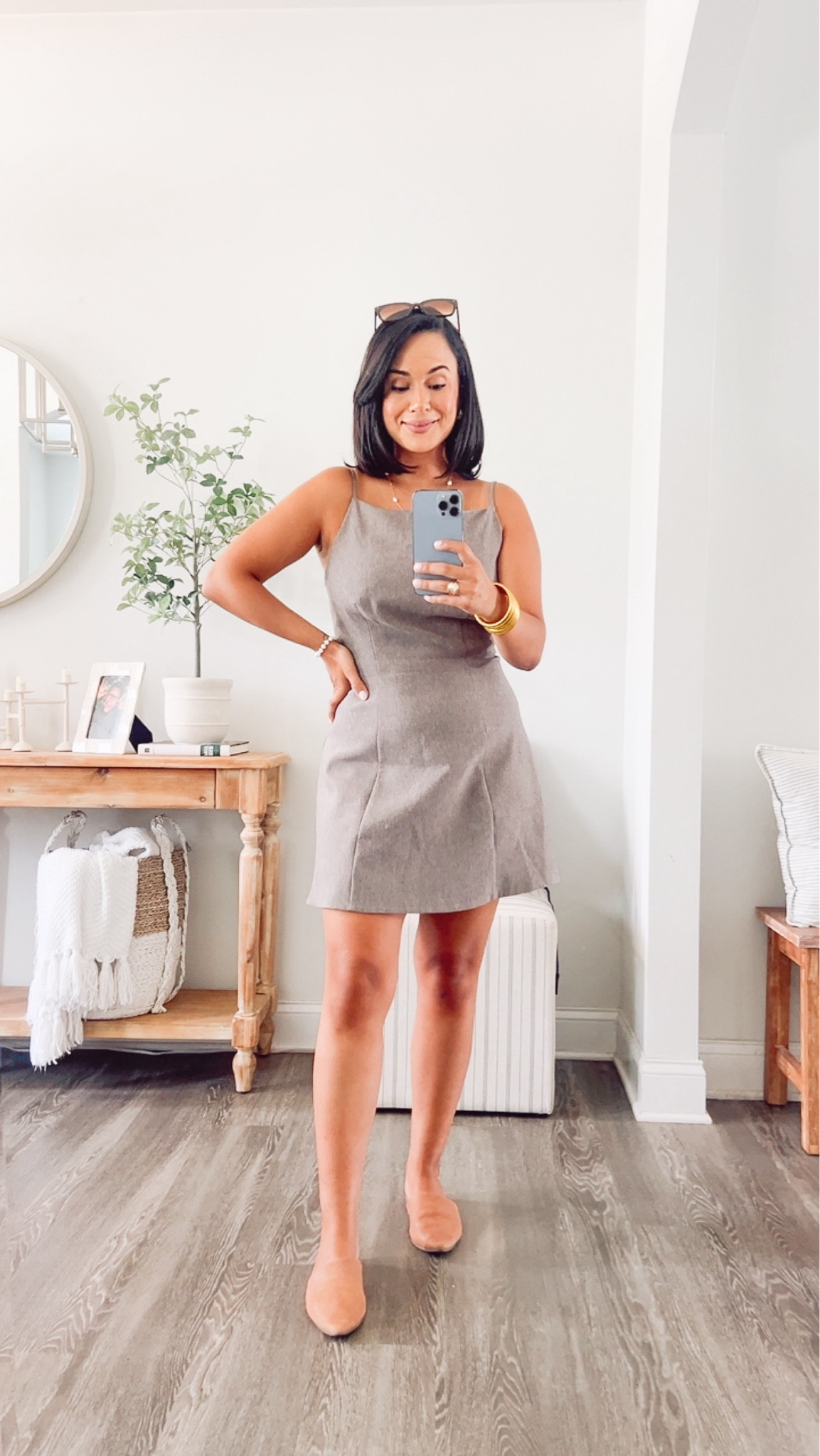 Workwear. Transitional Dress. Shift dress. Anthropologie dress. Realtor style. 

#LTKBacktoSchool #LTKSeasonal #LTKMidsize