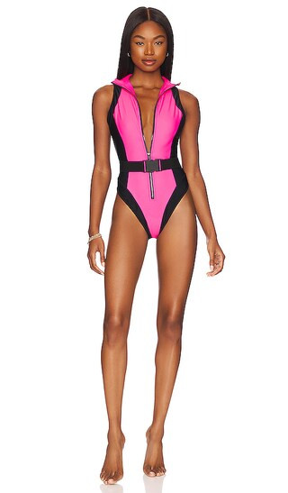 Viper Sculpt Suit in Neon Pink | Revolve Clothing (Global)