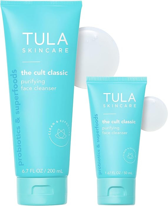 TULA Skin Care Cult Classic Purifying Face Cleanser - Gentle and Effective Face Wash, Makeup Remo... | Amazon (US)