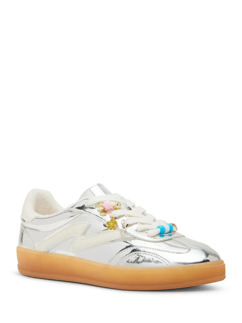 Madden Girl Women's Giia-CB Lace-Up Gum Sole Sneaker with Charms | Walmart (US)