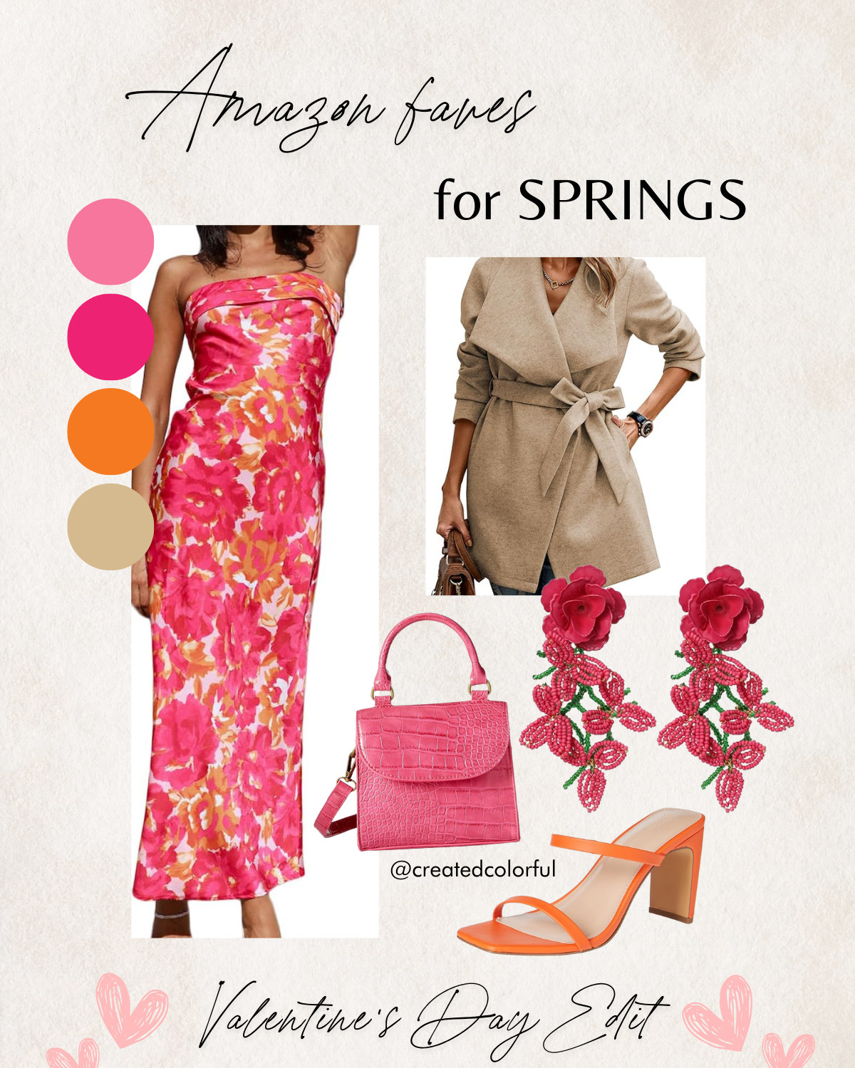 Have you started prepping for Valentine’s Day yet? You might want to sneak these into your cart 😉 

Spring palettes, these Amazon finds are perfect for you! 
Remember you want to lean into those warm, bold pinks and reds .

 #createdcolorful  

#LTKFindsUnder50 #LTKFindsUnder100 #LTKStyleTip