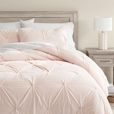 Cozy Pintuck Comforter | Pottery Barn Teen