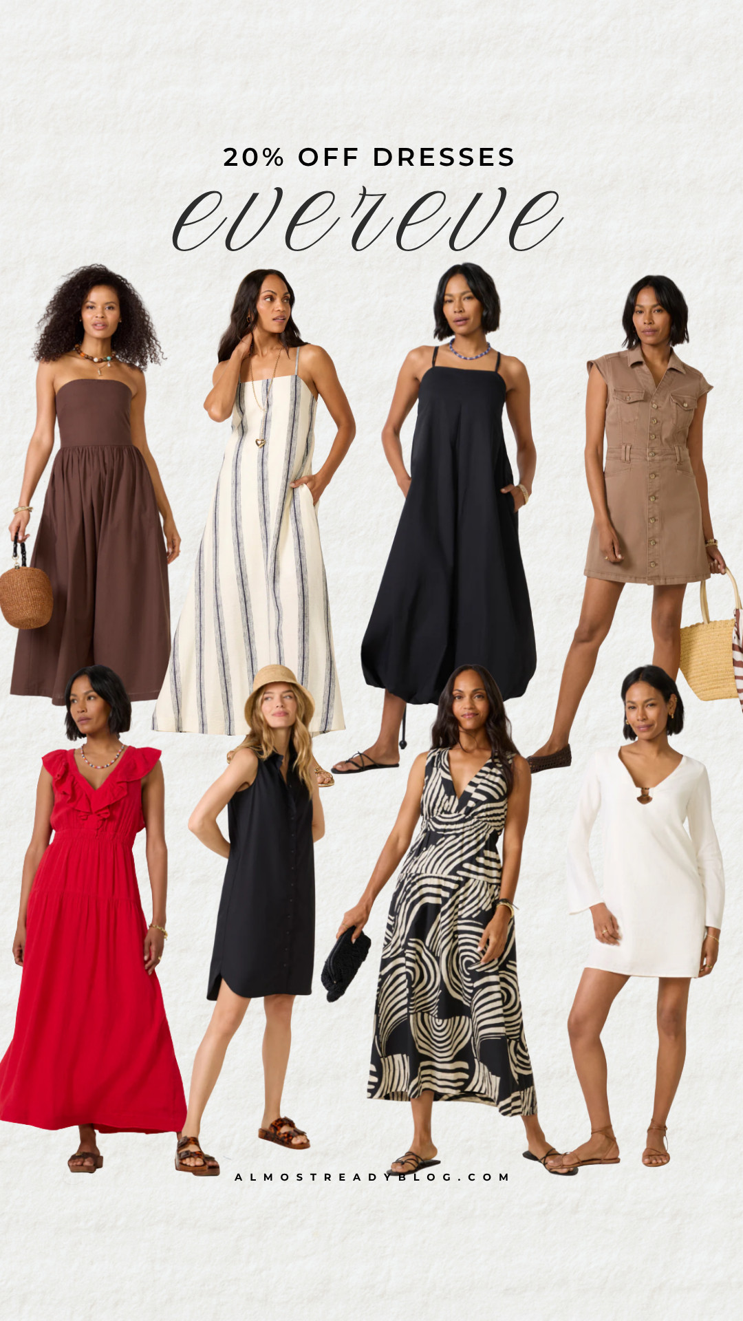 Evereve 20% off dresses.

summer dress outfit, vacation dinner dress, beach vacation dress, casual summer dress, summer date night, vacation style, resort wear, sundress outfit, summer wedding guest, everyday summer style

#LTKSaleAlert