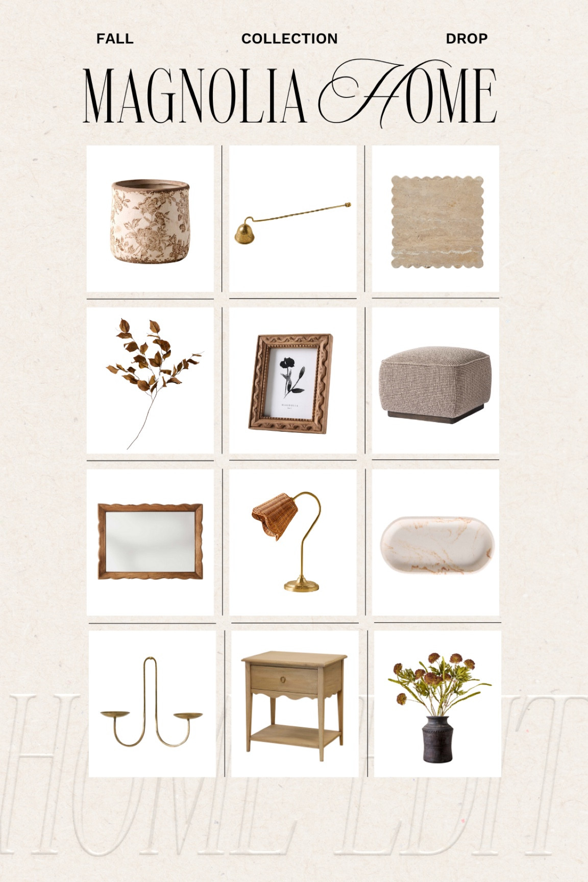 Magnolia Home Decor | neutral decor, neutral home decor, home finds, hoke accents, home accent, home furniture, living room decor, coffee table decor, decorative tray, decorative trays, decorative mirror, candle holders, faux plants, faux plant, vase, vases, stems, wood decor, mantle mirror, desk lamp, desk decor, nightstands, ottoman, living room furniture, floor lamp, minimalist home, neutral home accents 

#LTKHome