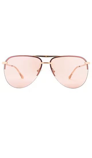 Tahoe Sunglasses in Gold & Honey Crystal Flash | Revolve Clothing (Global)