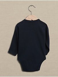 Baby Essential SUPIMA® Long-Sleeve Bodysuit | Banana Republic (US)