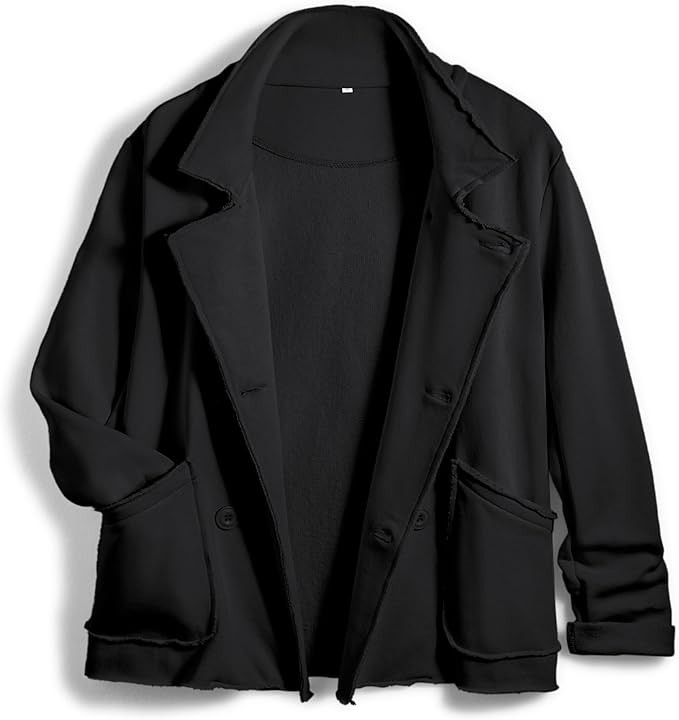 Women Warm Pea Coat Notched Lapel Neck Cropped Double Breasted Button Down Trench Overcoat Jacket... | Amazon (US)