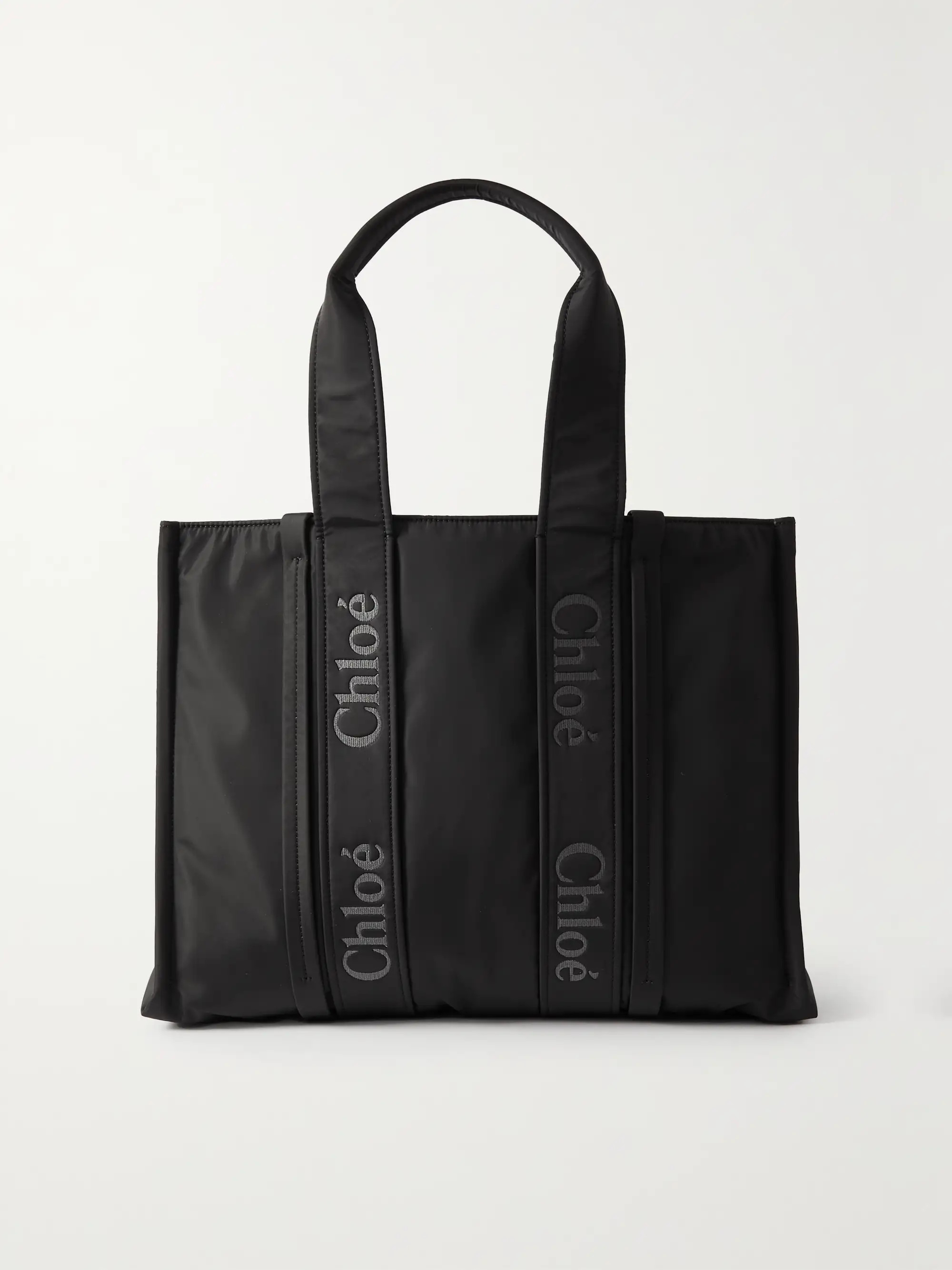 Woody large embroidered shell tote | NET-A-PORTER (US)