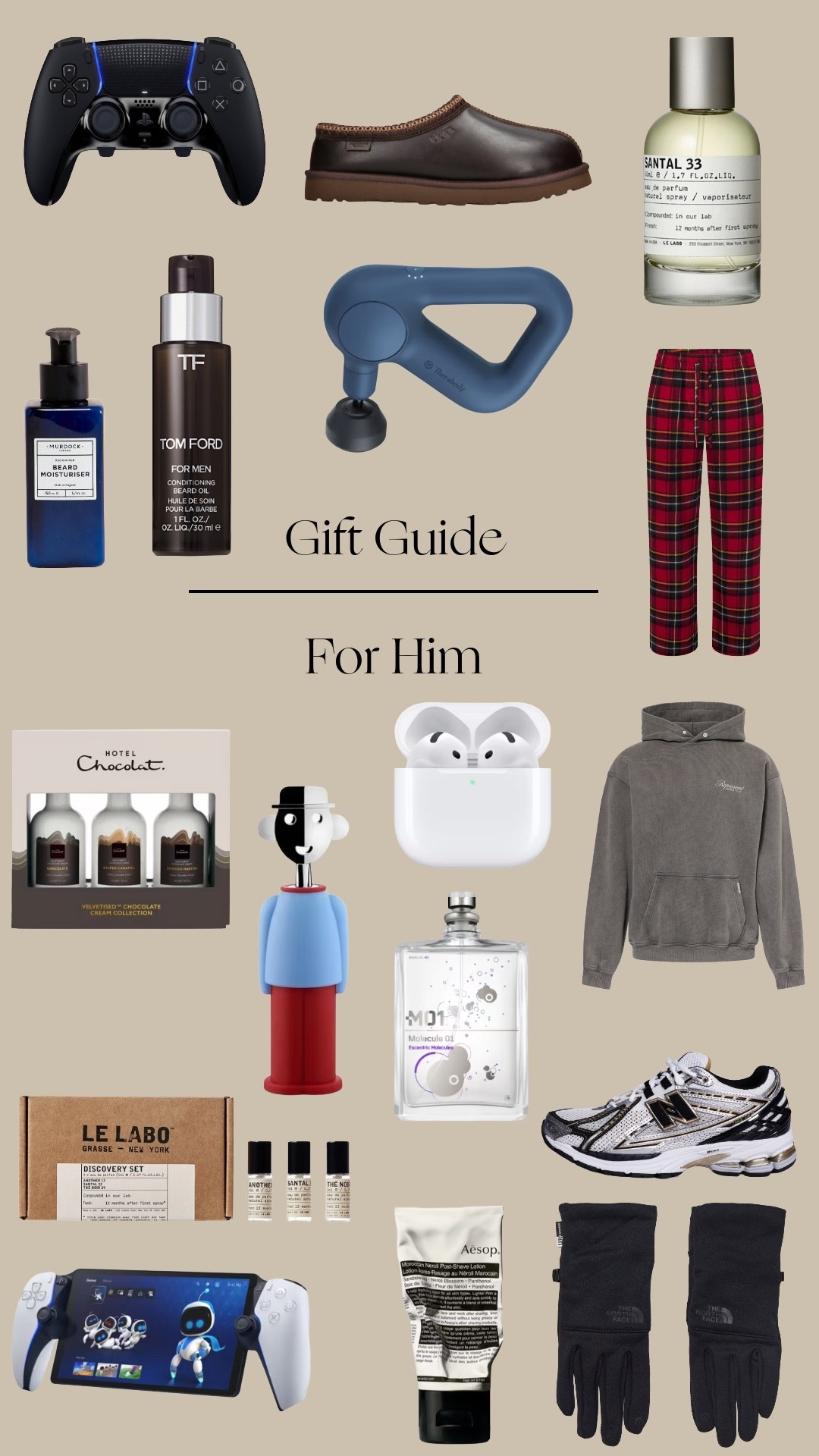 Christmas Gift Guide 🎄 

For Him ✨

gift guide, for him, represent, skims, le labo, apple, molecule, theragun, Tom ford 

#LTKuk #LTKgiftguide #LTKfestive