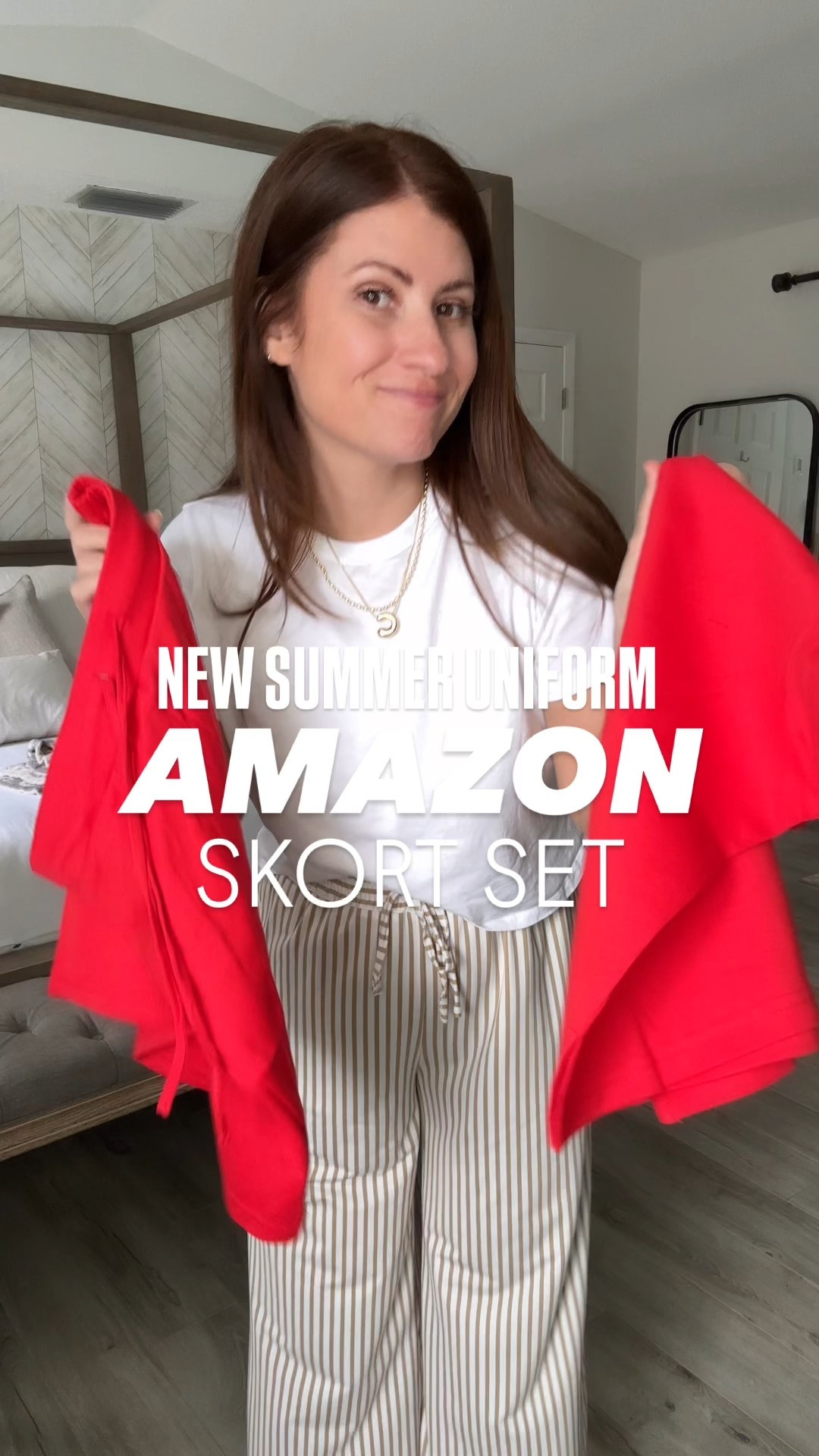 New summer uniform 🚨‼️Loving this Amazon skort set! The cutest fit and perfect for everything you have going on this summer! 

Follow me for more affordable fashion and summer outfit inspo! 

Wearing a small! 

#LTKOver40 #LTKSeasonal #LTKStyleTip