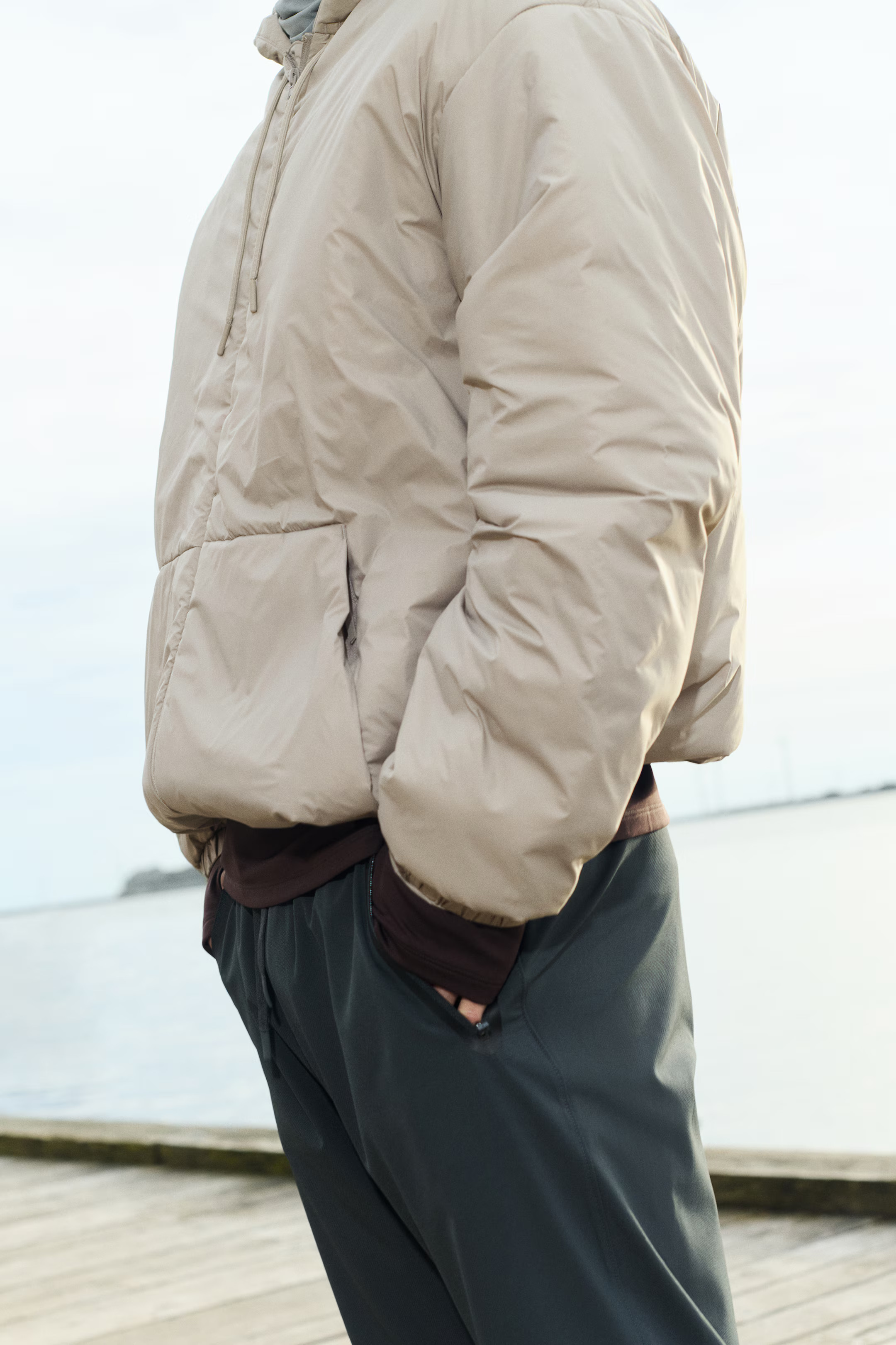 Windproof & Water-Repellent Padded Jacket | H&M (US + CA)