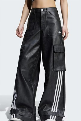 Adidas Adilenium Season 3 Vintage Faux Leather Pants 34 NWT | eBay | eBay US