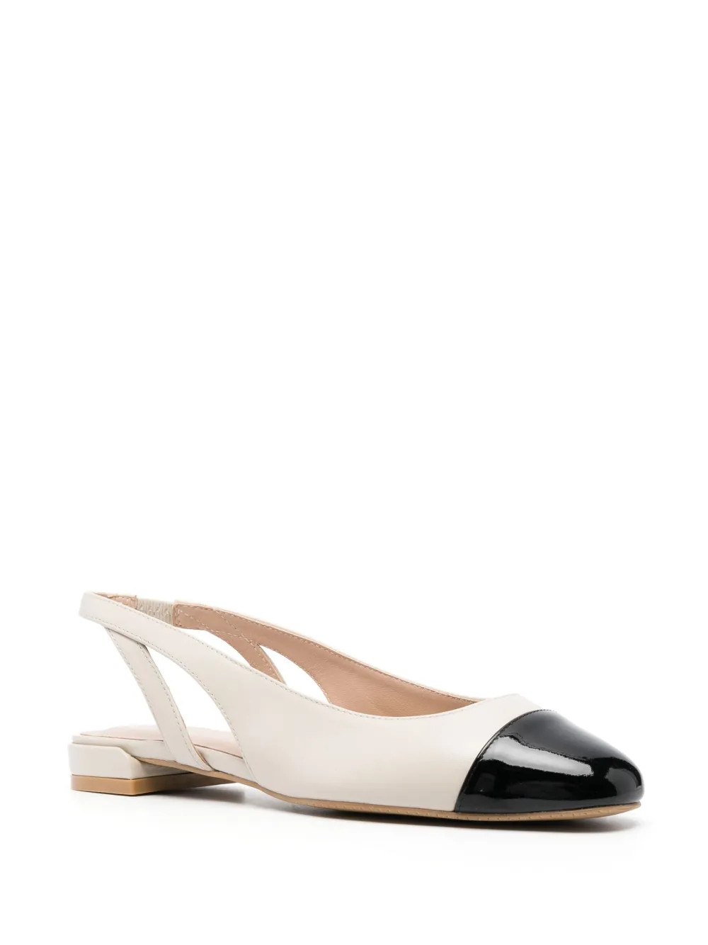 cut-out slingback ballerina shoes | Farfetch Global