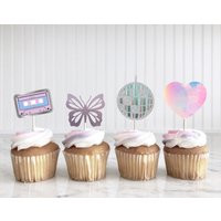 Lover Era Cupcake Toppers, Taylor Lover Inspired Decoration, in My Birthday Era, Eras Tour Cake Topper, Found Her | Etsy (US)