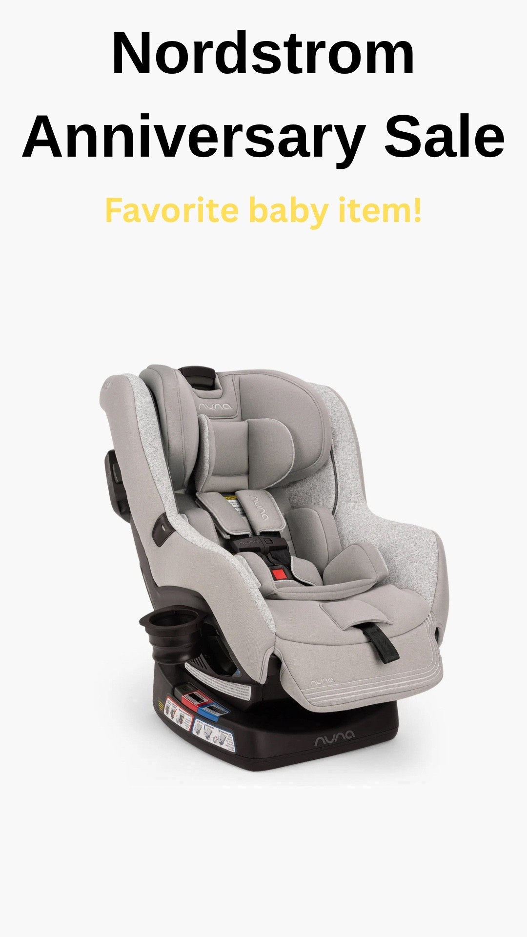 Nordstrom anniversary sale favorite baby pick! Love this Nuna Rava car seat! $509.99 vs $680

#sale #nordstrom #nuna #car seat #baby #anniversarysale

#LTKSaleAlert #LTKFamily #LTKBaby