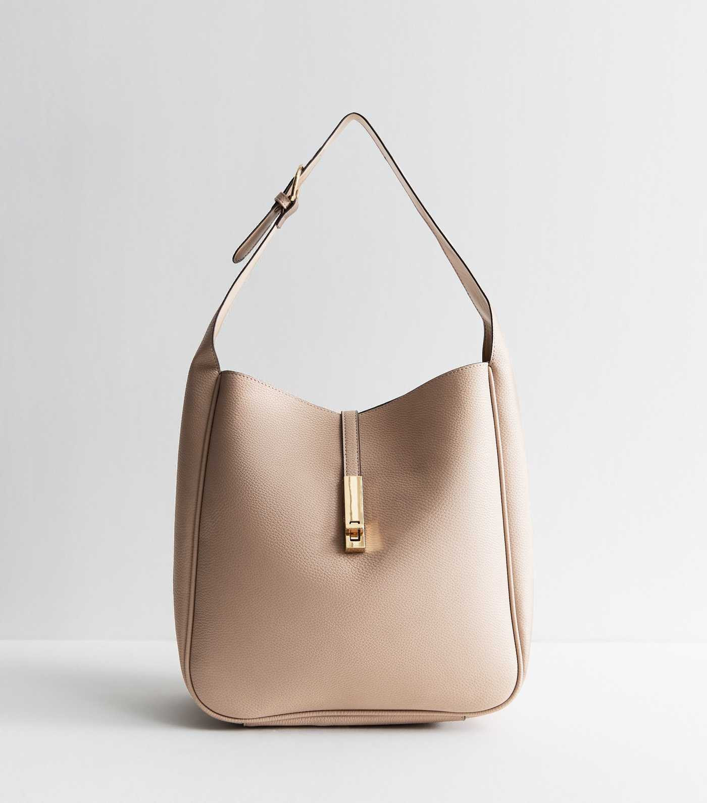 Stone Panelled Faux Suede Hobo Bag 
						
						Add to Saved Items
						Remove from Saved Item... | New Look (UK)