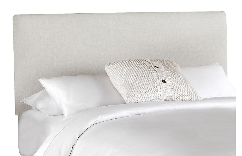 Novak Headboard, Talc Linen | One Kings Lane