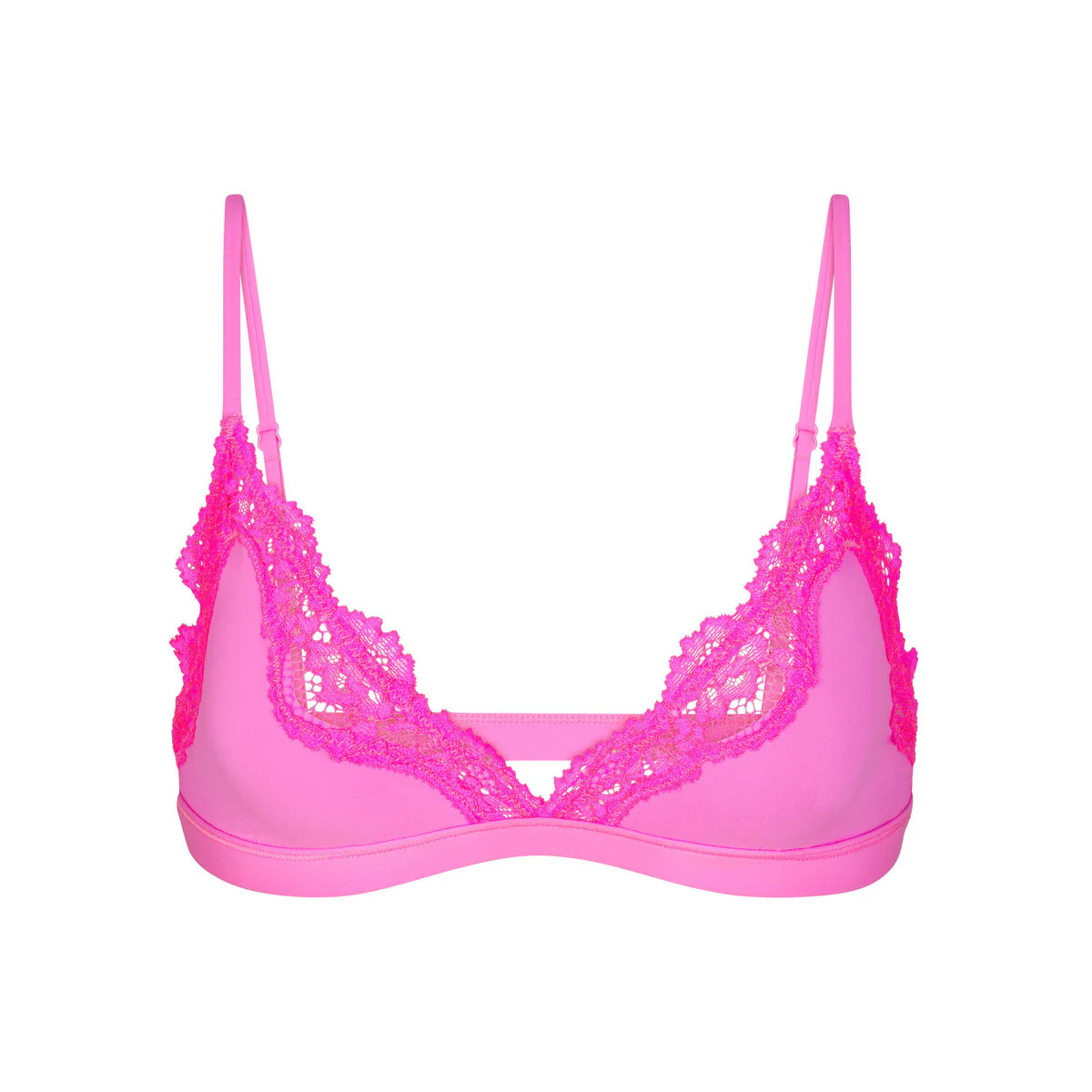 FITS EVERYBODY LACE TRIANGLE BRALETTE | TAFFY TONAL | SKIMS (US)
